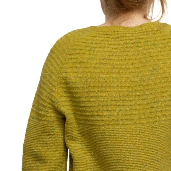 NEW Tabitha Webb Double Links Button Yoke Sweater - Lambswool